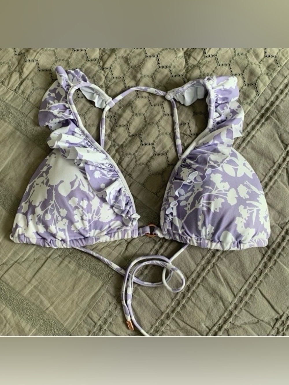 Maaji Women Lilac Floral Bikini Set
